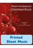 20 Intermediate Christmas Solos Viola and Piano 40044